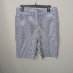 Jones New York Sport Women's Striped Bermuda Shorts, 8